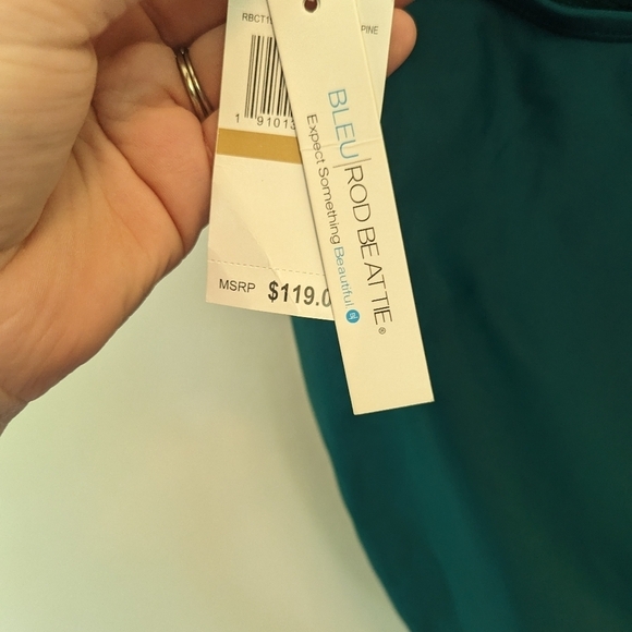 Bleu Rod Beattie Ruffle Halter One Piece Swim Suit - Picture 10 of 11